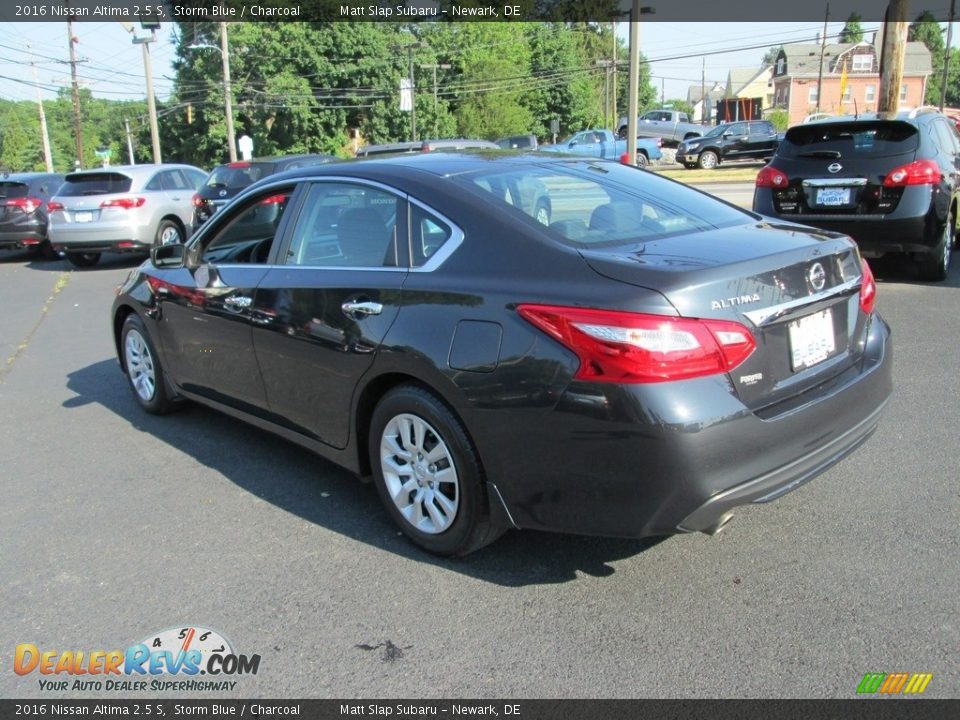 2016 Nissan Altima 2.5 S Storm Blue / Charcoal Photo #8