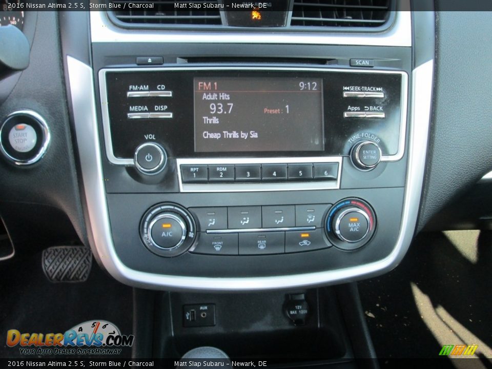 2016 Nissan Altima 2.5 S Storm Blue / Charcoal Photo #25