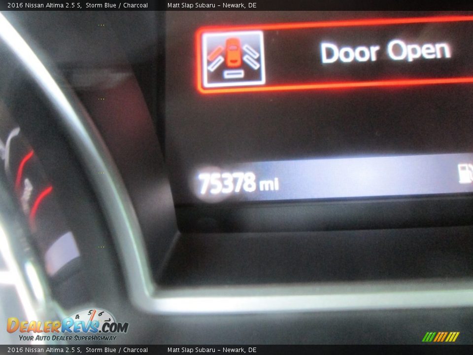 2016 Nissan Altima 2.5 S Storm Blue / Charcoal Photo #28