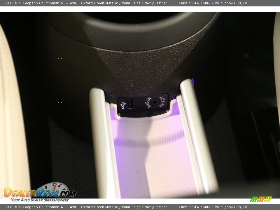 2013 Mini Cooper S Countryman ALL4 AWD Oxford Green Metallic / Polar Beige Gravity Leather Photo #12