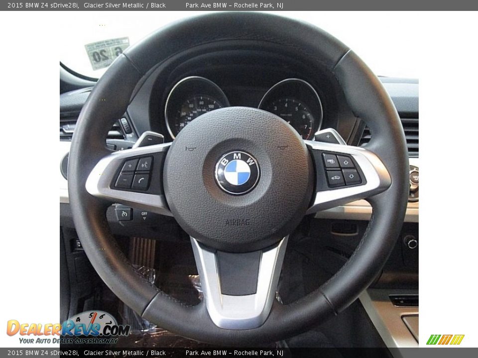 2015 BMW Z4 sDrive28i Glacier Silver Metallic / Black Photo #21