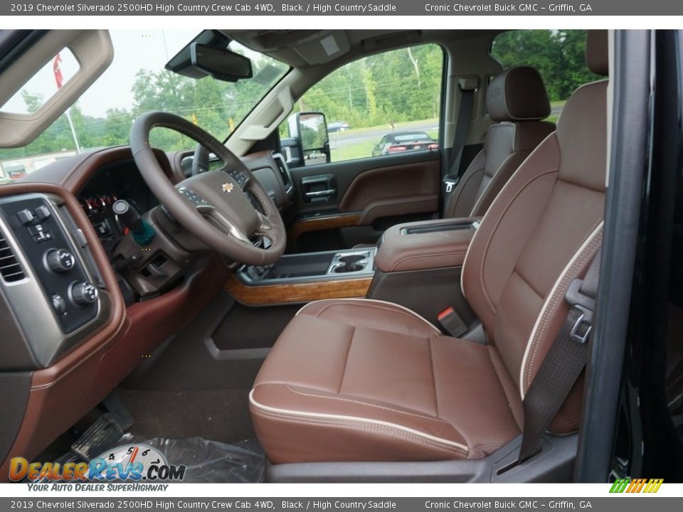 High Country Saddle Interior - 2019 Chevrolet Silverado 2500HD High Country Crew Cab 4WD Photo #4