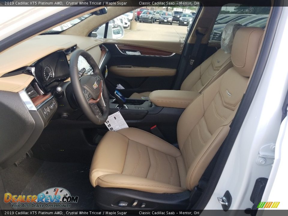 Maple Sugar Interior - 2019 Cadillac XT5 Platinum AWD Photo #3