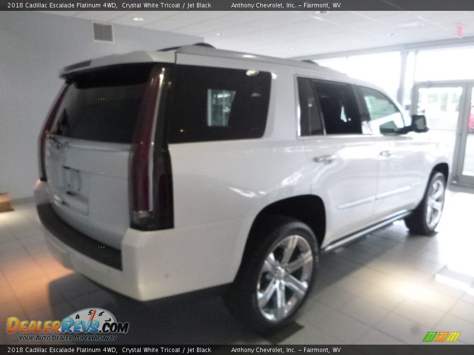 2018 Cadillac Escalade Platinum 4WD Crystal White Tricoat / Jet Black Photo #3