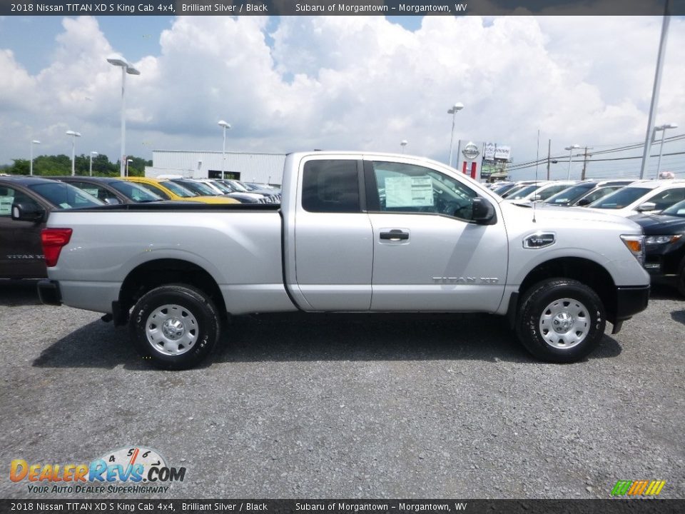2018 Nissan TITAN XD S King Cab 4x4 Brilliant Silver / Black Photo #3