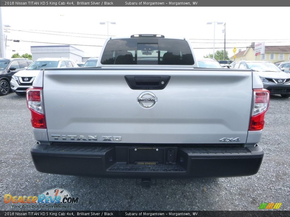 2018 Nissan TITAN XD S King Cab 4x4 Brilliant Silver / Black Photo #5