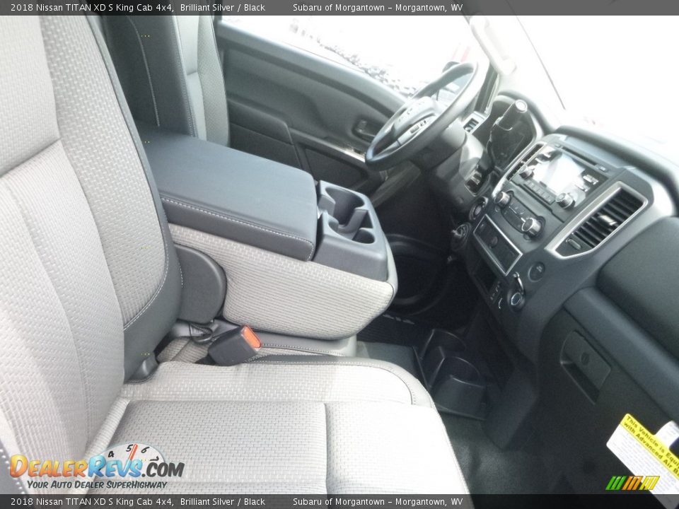 2018 Nissan TITAN XD S King Cab 4x4 Brilliant Silver / Black Photo #10