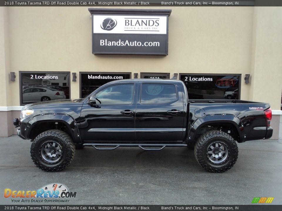 2018 Toyota Tacoma TRD Off Road Double Cab 4x4 Midnight Black Metallic / Black Photo #1
