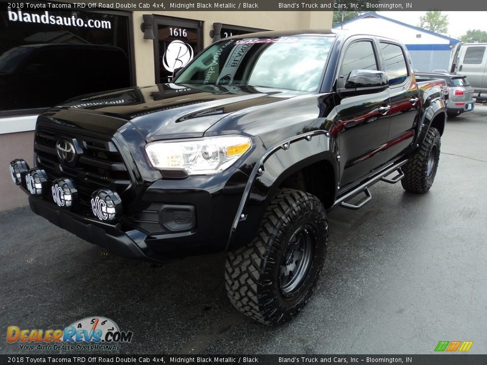 2018 Toyota Tacoma TRD Off Road Double Cab 4x4 Midnight Black Metallic / Black Photo #2