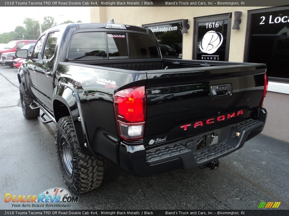 2018 Toyota Tacoma TRD Off Road Double Cab 4x4 Midnight Black Metallic / Black Photo #3