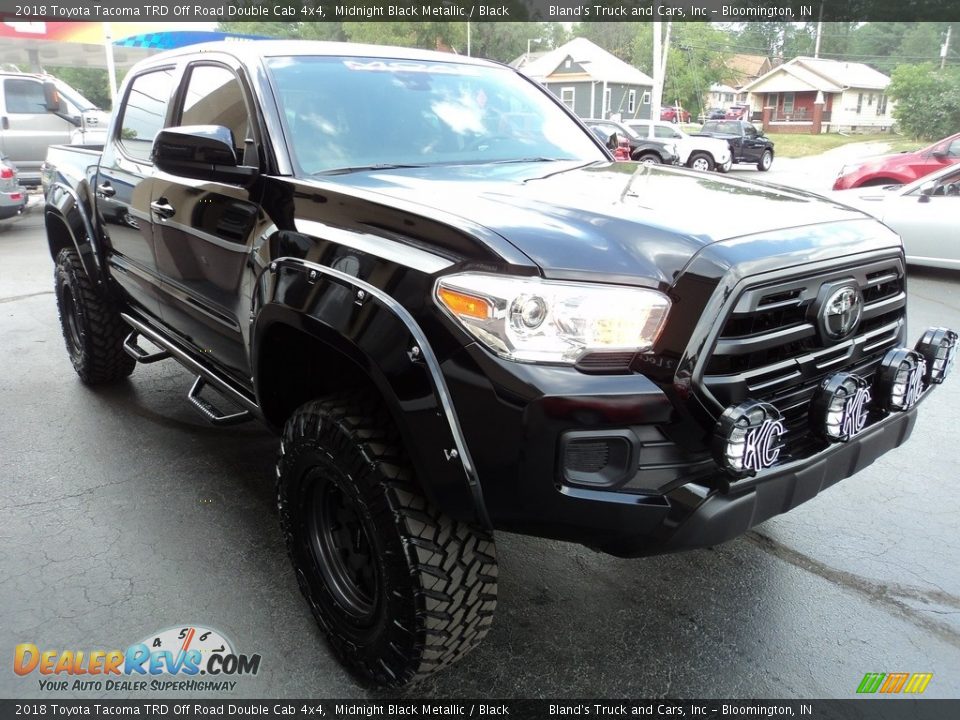 2018 Toyota Tacoma TRD Off Road Double Cab 4x4 Midnight Black Metallic / Black Photo #5