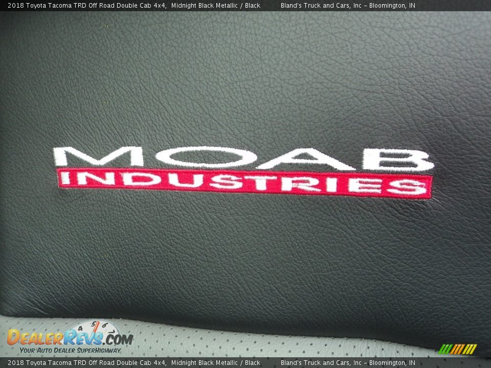2018 Toyota Tacoma TRD Off Road Double Cab 4x4 Midnight Black Metallic / Black Photo #9