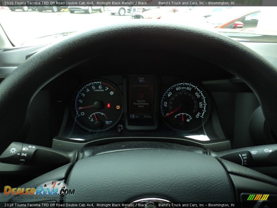 2018 Toyota Tacoma TRD Off Road Double Cab 4x4 Midnight Black Metallic / Black Photo #13