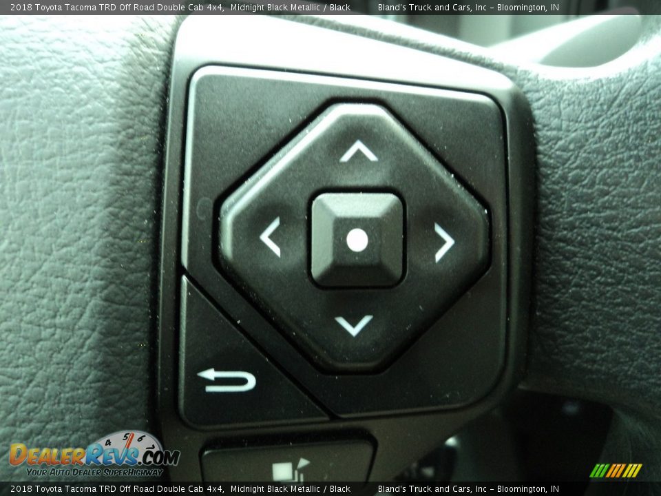 2018 Toyota Tacoma TRD Off Road Double Cab 4x4 Midnight Black Metallic / Black Photo #17
