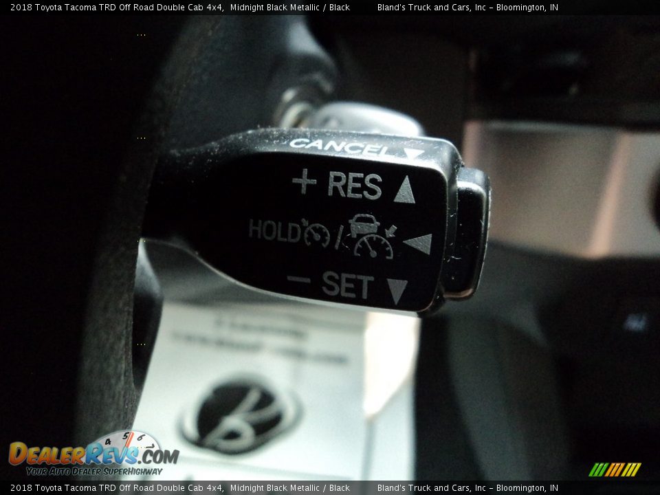 2018 Toyota Tacoma TRD Off Road Double Cab 4x4 Midnight Black Metallic / Black Photo #19