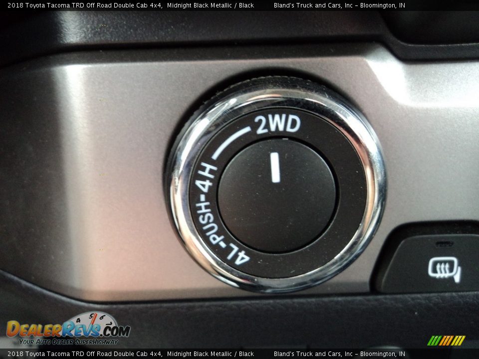 2018 Toyota Tacoma TRD Off Road Double Cab 4x4 Midnight Black Metallic / Black Photo #22