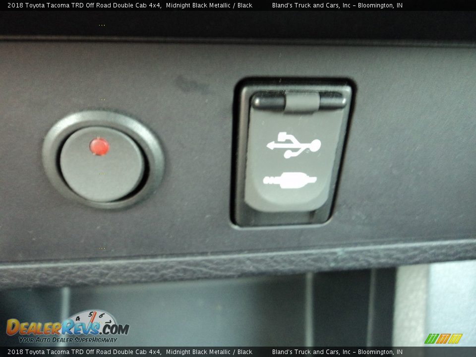 2018 Toyota Tacoma TRD Off Road Double Cab 4x4 Midnight Black Metallic / Black Photo #25