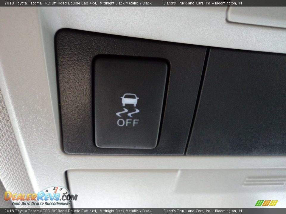 2018 Toyota Tacoma TRD Off Road Double Cab 4x4 Midnight Black Metallic / Black Photo #28