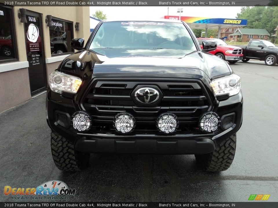 2018 Toyota Tacoma TRD Off Road Double Cab 4x4 Midnight Black Metallic / Black Photo #29