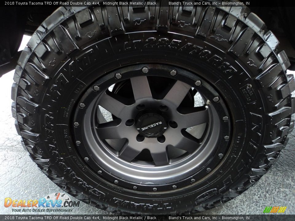 2018 Toyota Tacoma TRD Off Road Double Cab 4x4 Midnight Black Metallic / Black Photo #31