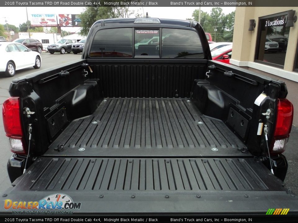 2018 Toyota Tacoma TRD Off Road Double Cab 4x4 Midnight Black Metallic / Black Photo #34