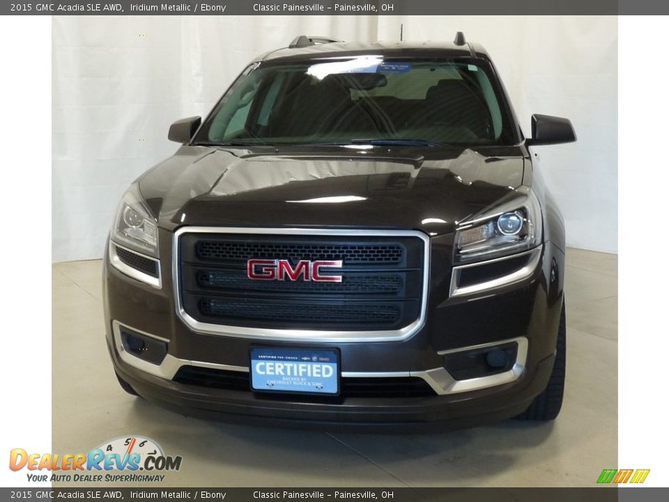 2015 GMC Acadia SLE AWD Iridium Metallic / Ebony Photo #4