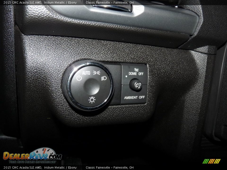 2015 GMC Acadia SLE AWD Iridium Metallic / Ebony Photo #12