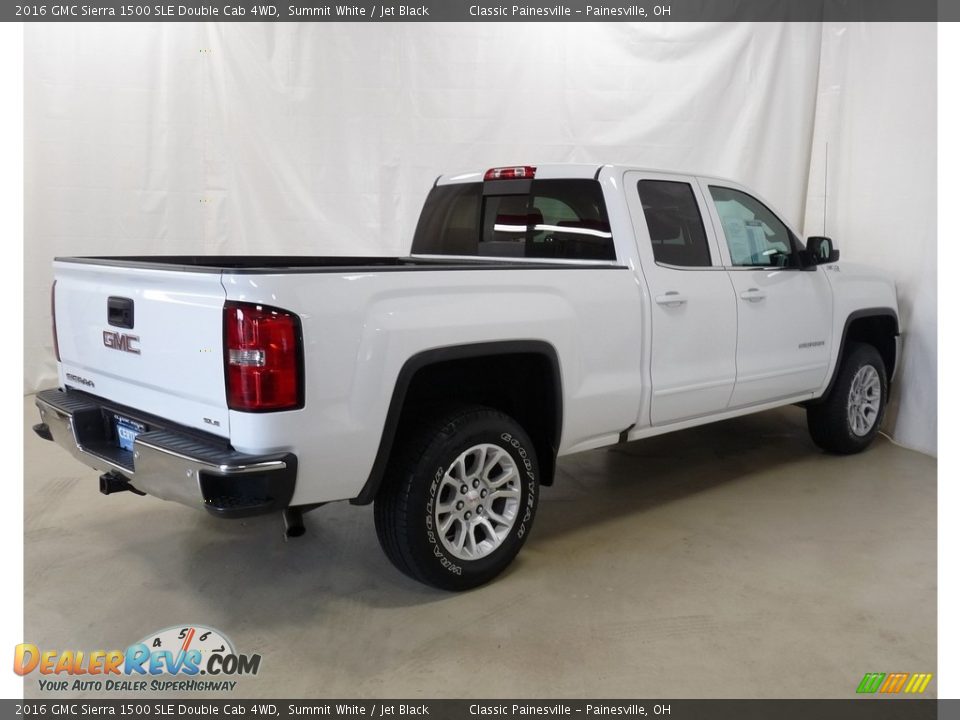 2016 GMC Sierra 1500 SLE Double Cab 4WD Summit White / Jet Black Photo #2