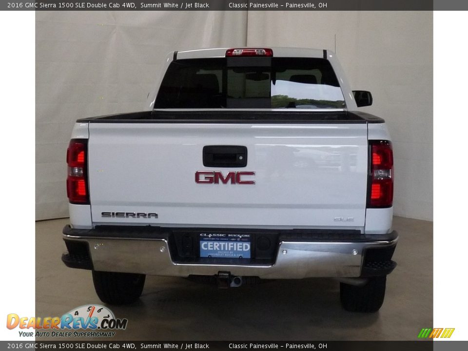 2016 GMC Sierra 1500 SLE Double Cab 4WD Summit White / Jet Black Photo #3
