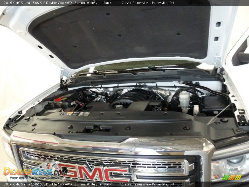 2016 GMC Sierra 1500 SLE Double Cab 4WD Summit White / Jet Black Photo #5