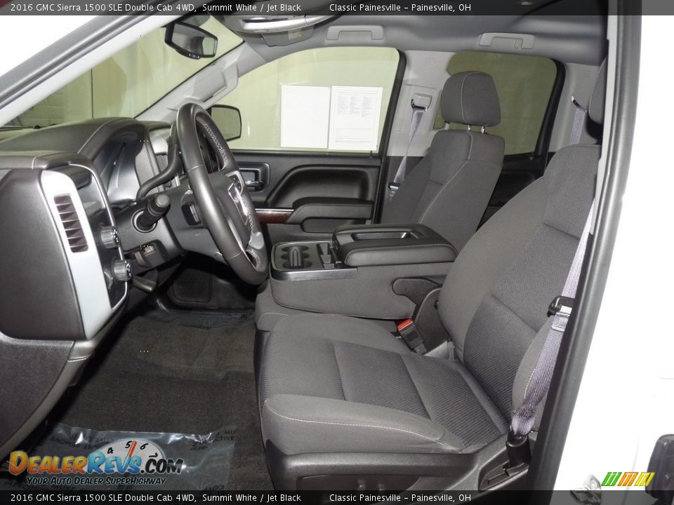 2016 GMC Sierra 1500 SLE Double Cab 4WD Summit White / Jet Black Photo #6