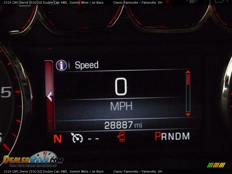 2016 GMC Sierra 1500 SLE Double Cab 4WD Summit White / Jet Black Photo #13