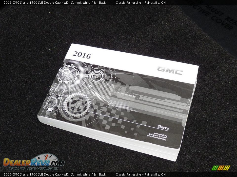 2016 GMC Sierra 1500 SLE Double Cab 4WD Summit White / Jet Black Photo #14