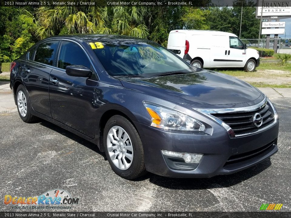 2013 Nissan Altima 2.5 S Metallic Slate / Charcoal Photo #7