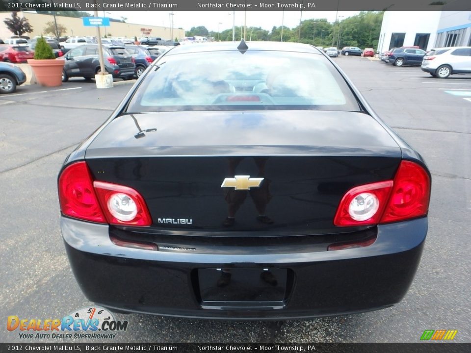 2012 Chevrolet Malibu LS Black Granite Metallic / Titanium Photo #6