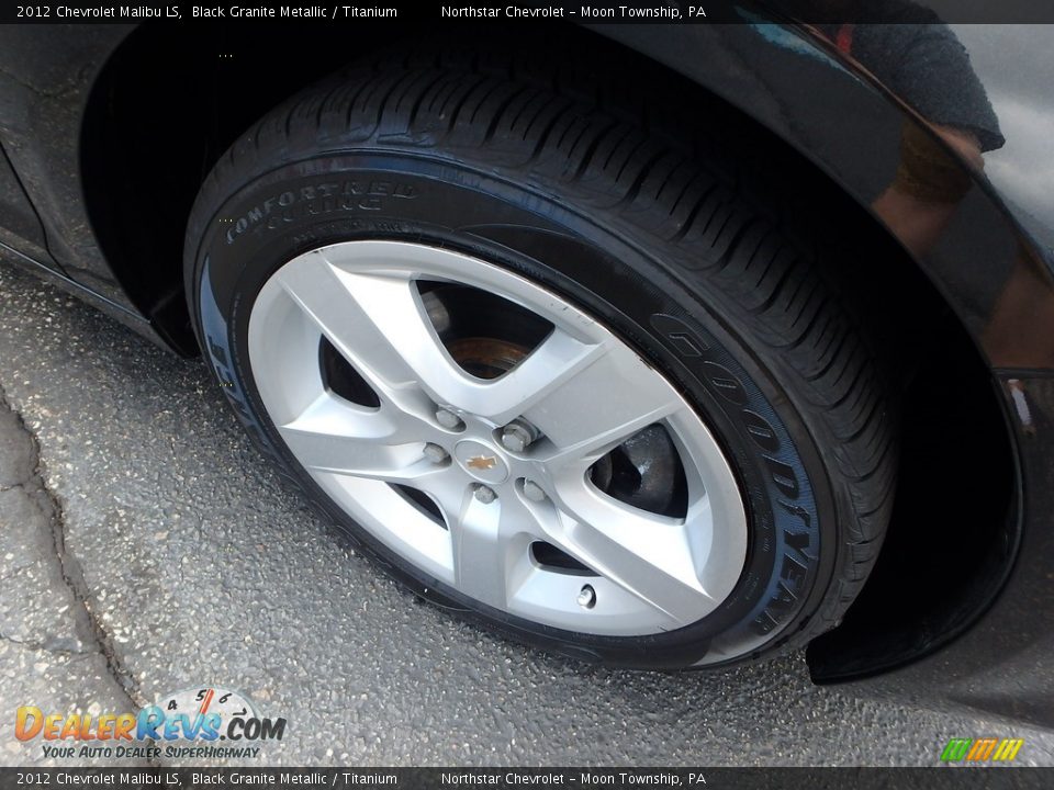 2012 Chevrolet Malibu LS Black Granite Metallic / Titanium Photo #13