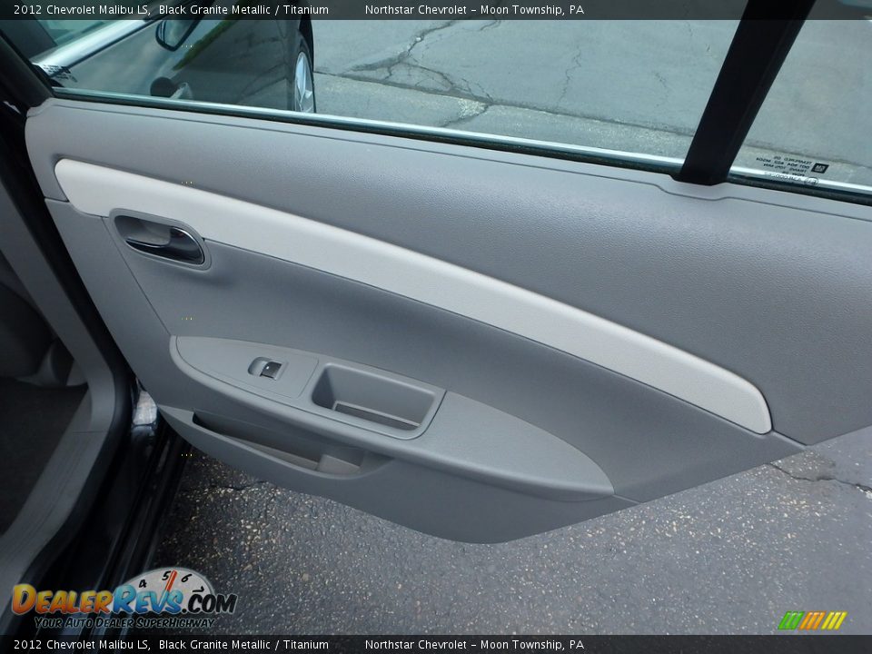 2012 Chevrolet Malibu LS Black Granite Metallic / Titanium Photo #18