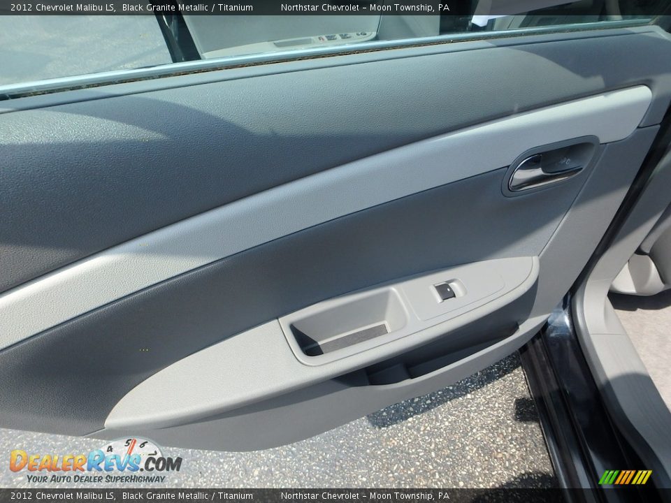 2012 Chevrolet Malibu LS Black Granite Metallic / Titanium Photo #22