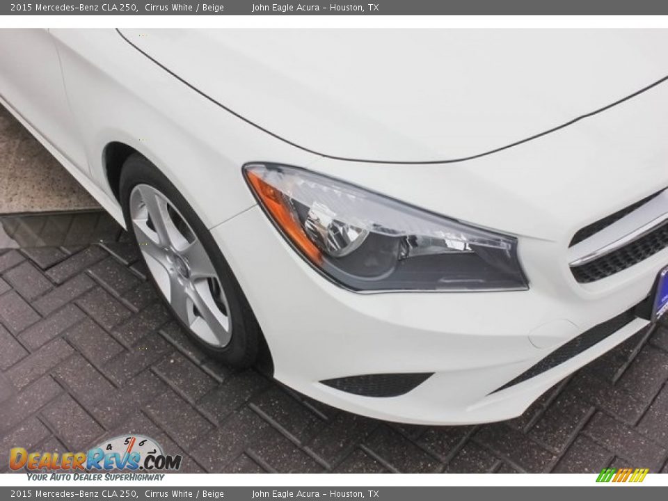 2015 Mercedes-Benz CLA 250 Cirrus White / Beige Photo #10