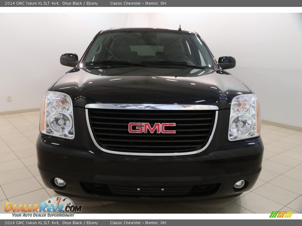 2014 GMC Yukon XL SLT 4x4 Onyx Black / Ebony Photo #2