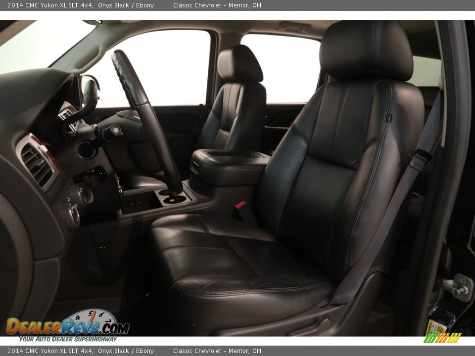 2014 GMC Yukon XL SLT 4x4 Onyx Black / Ebony Photo #5