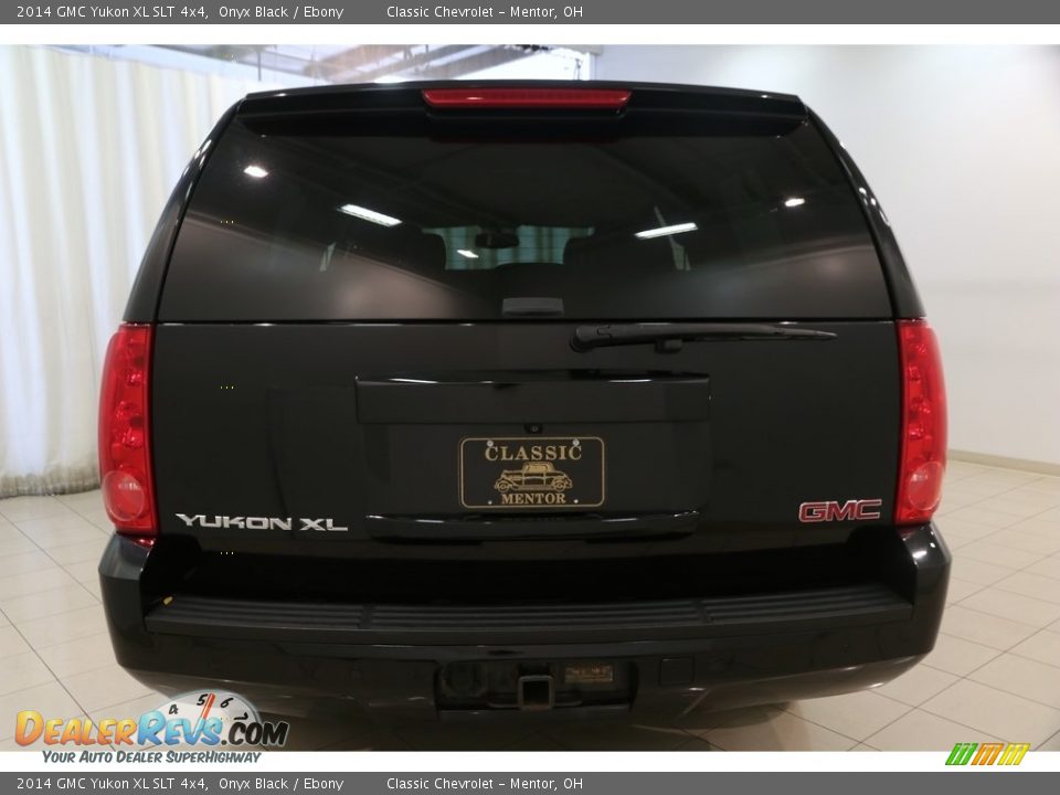 2014 GMC Yukon XL SLT 4x4 Onyx Black / Ebony Photo #14
