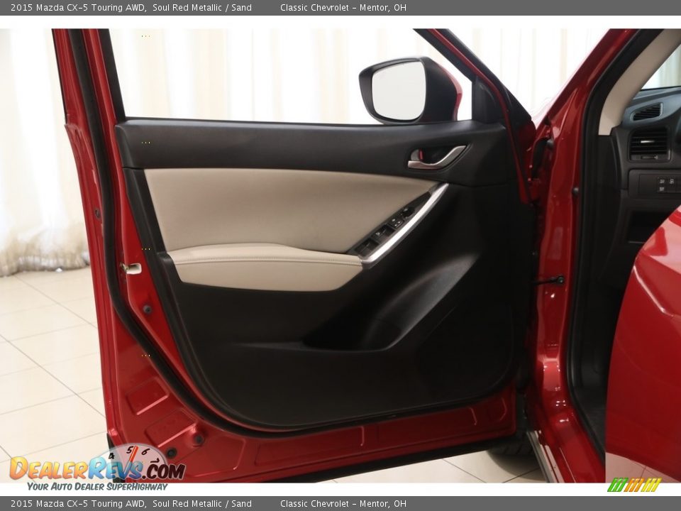 2015 Mazda CX-5 Touring AWD Soul Red Metallic / Sand Photo #4