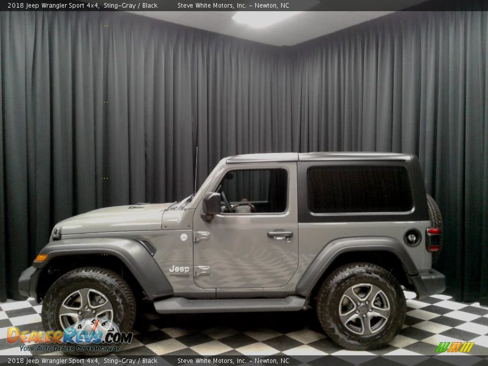 2018 Jeep Wrangler Sport 4x4 Sting-Gray / Black Photo #1