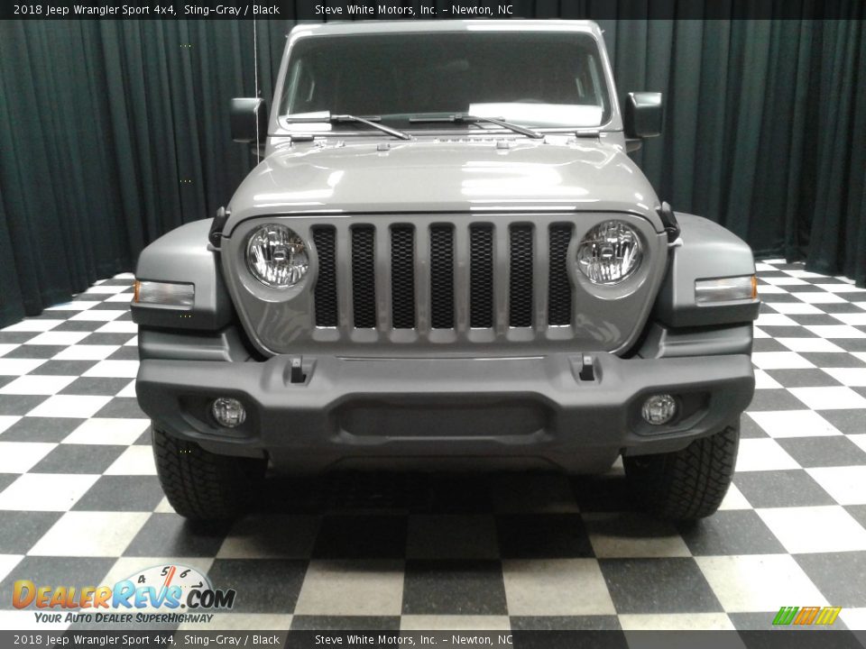 2018 Jeep Wrangler Sport 4x4 Sting-Gray / Black Photo #3