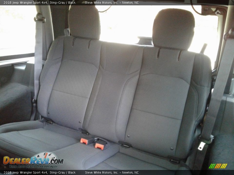 Rear Seat of 2018 Jeep Wrangler Sport 4x4 Photo #11
