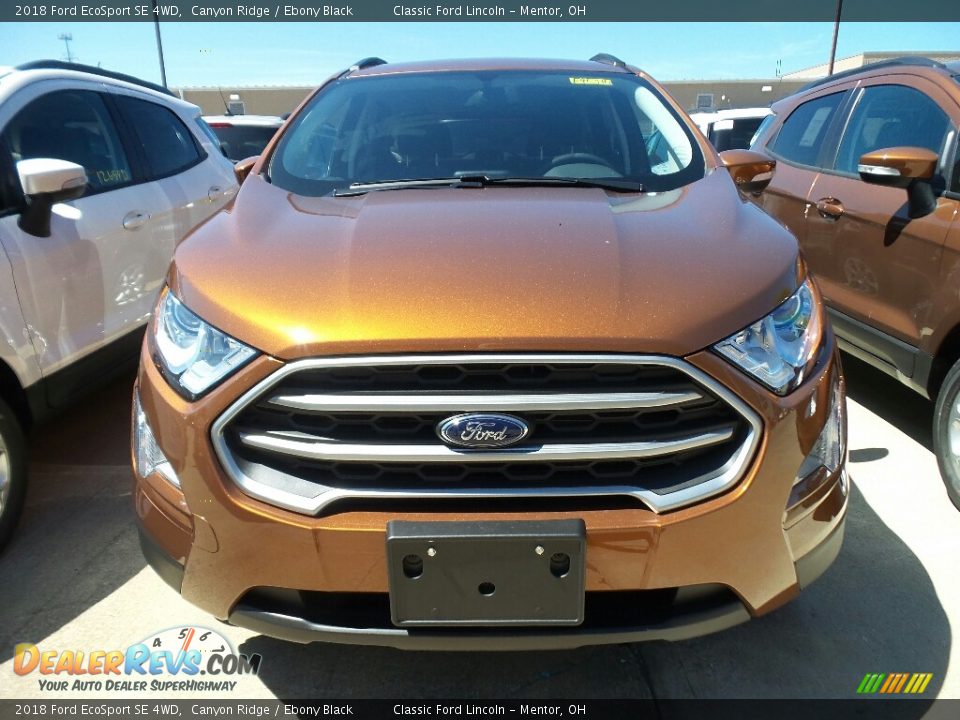 2018 Ford EcoSport SE 4WD Canyon Ridge / Ebony Black Photo #2