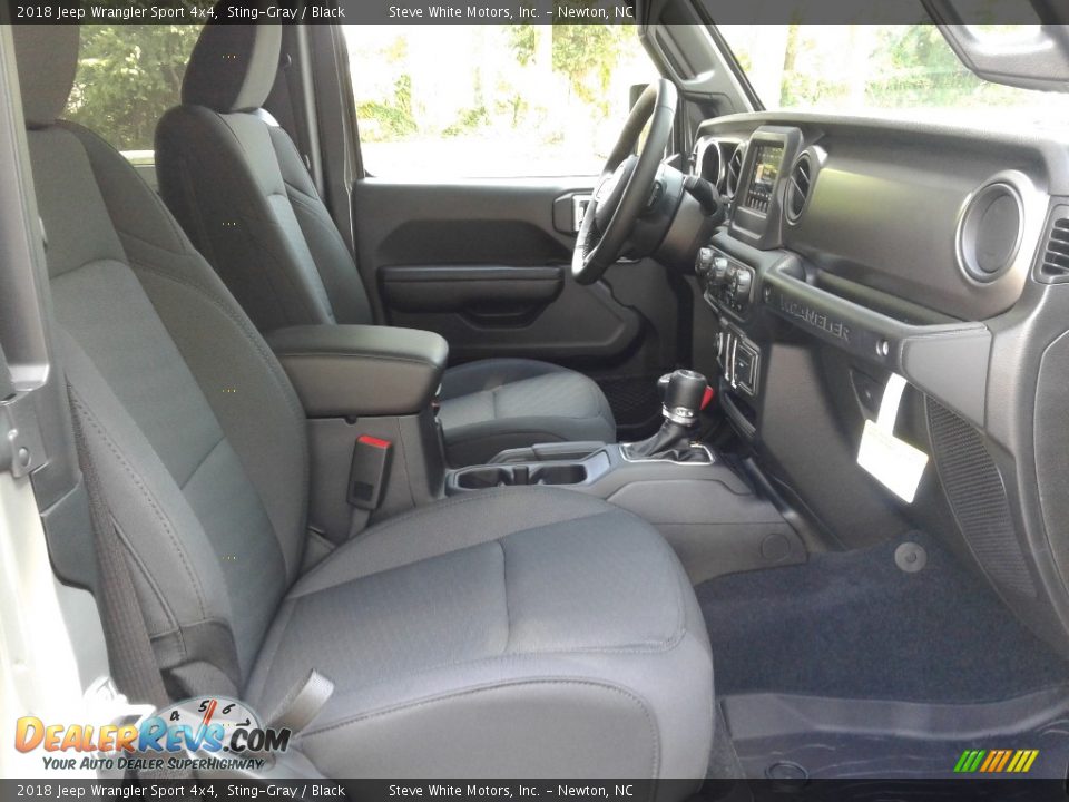 2018 Jeep Wrangler Sport 4x4 Sting-Gray / Black Photo #14