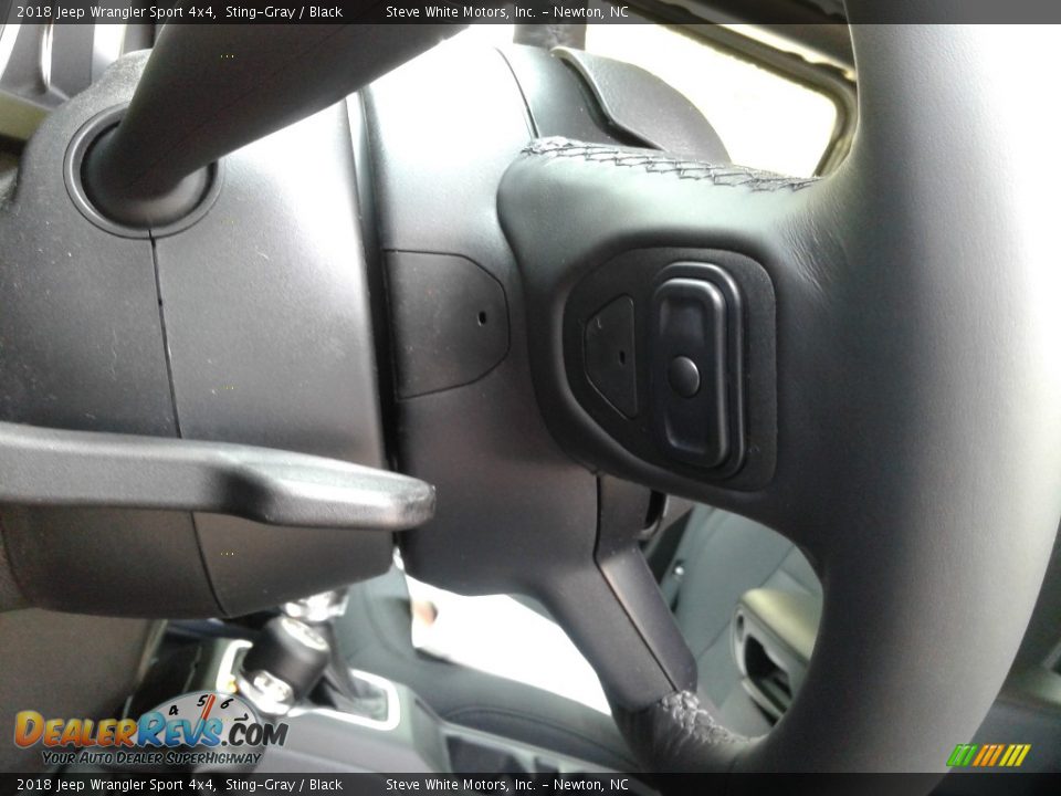 2018 Jeep Wrangler Sport 4x4 Sting-Gray / Black Photo #15