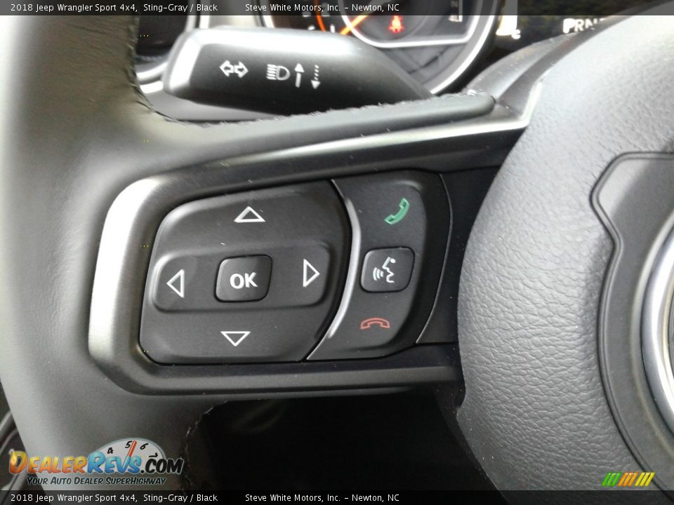 2018 Jeep Wrangler Sport 4x4 Sting-Gray / Black Photo #16